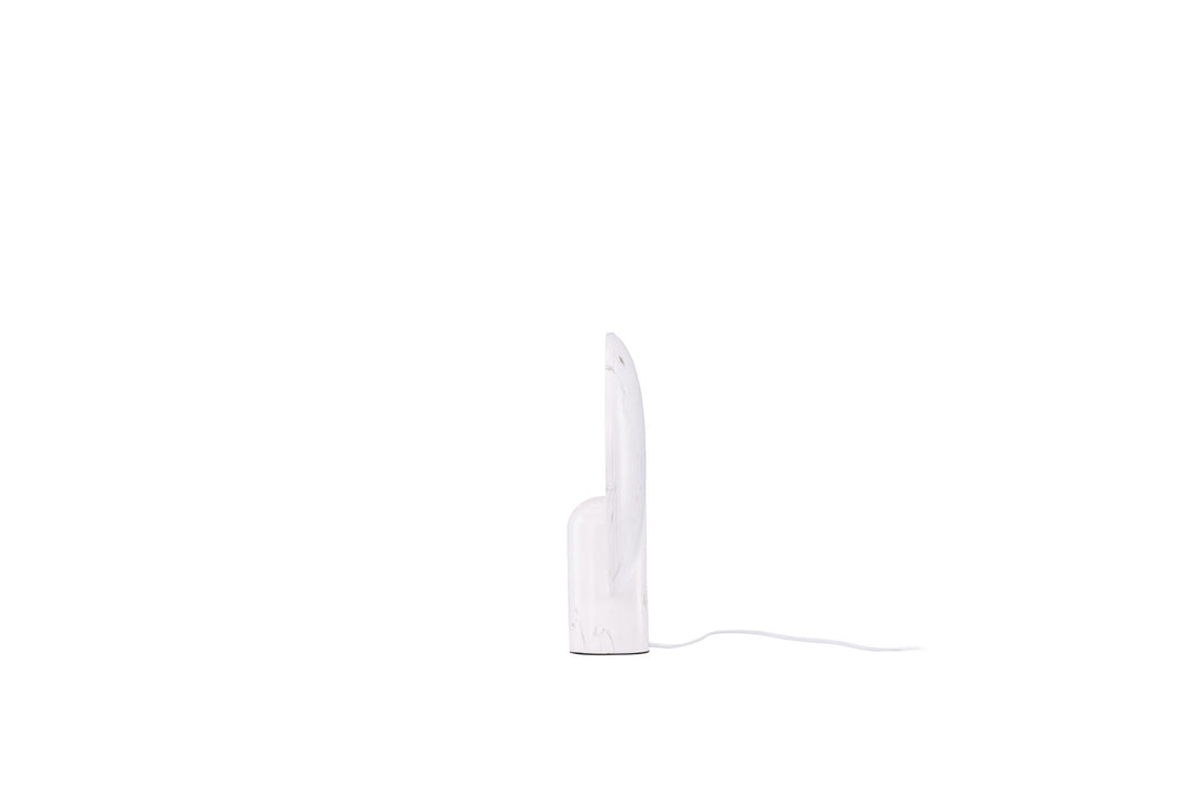 Venture Home Angers Table Lamp - Light grey / Light Grey marble