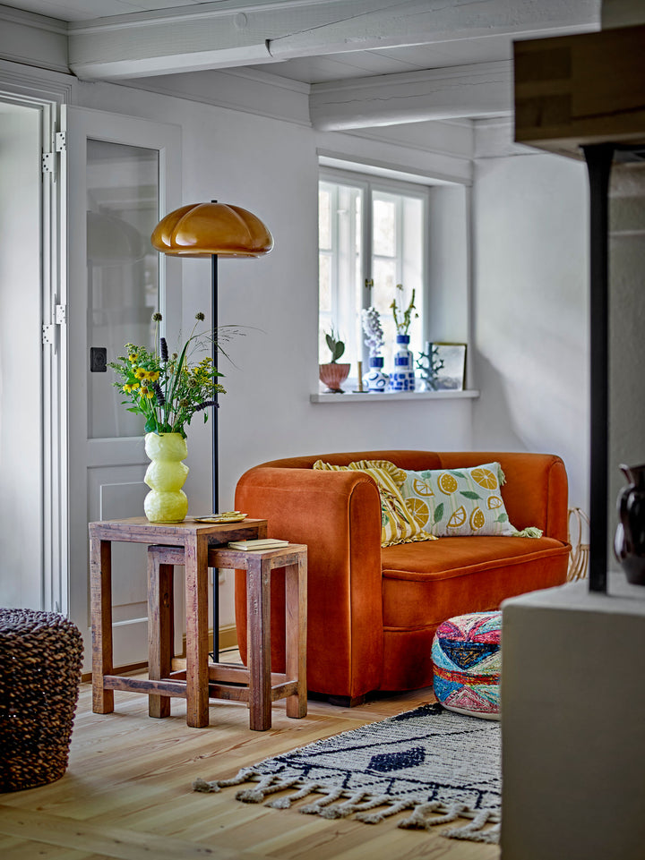 Creative Collection Malala Sofa, Orange, Polyester