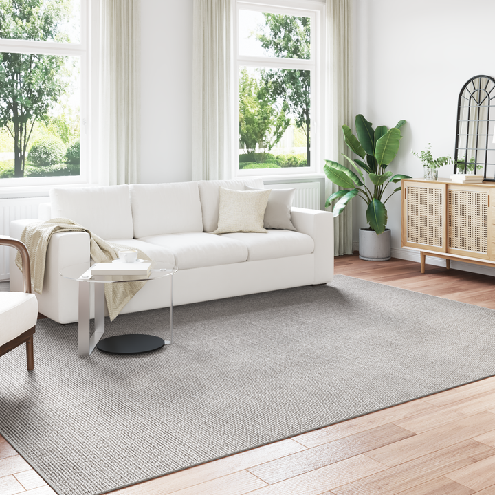 Områdetæpper LUGO Creme og grå 240 x 340 cm Polyester