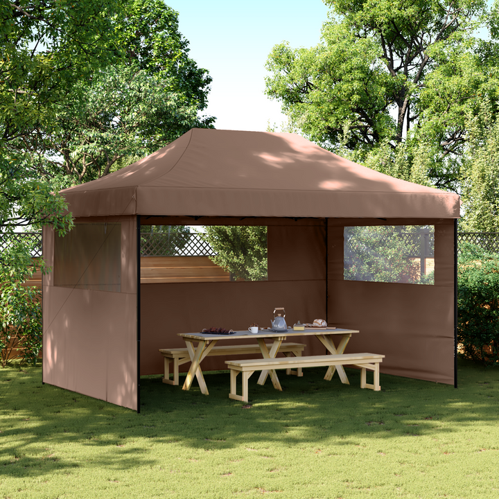 Party Tent Brun 292 x 440 x 315 cm Oxford stof