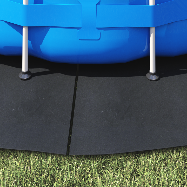 Pool Bundark Sort Ø 244 cm Non-woven stof