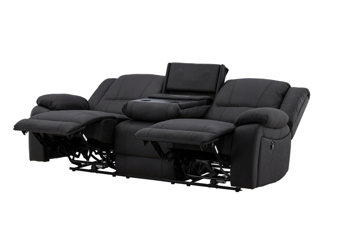 Venture Home Singapore Recliner Sofa  -  / Black