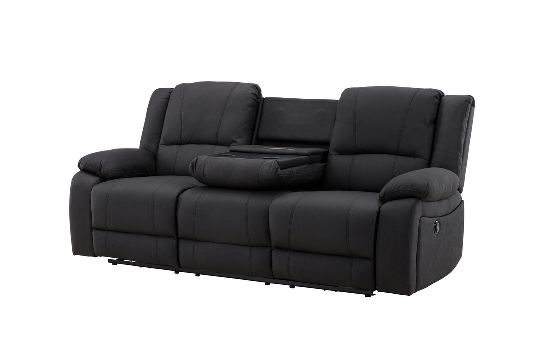 Venture Home Singapore Recliner Sofa  -  / Black