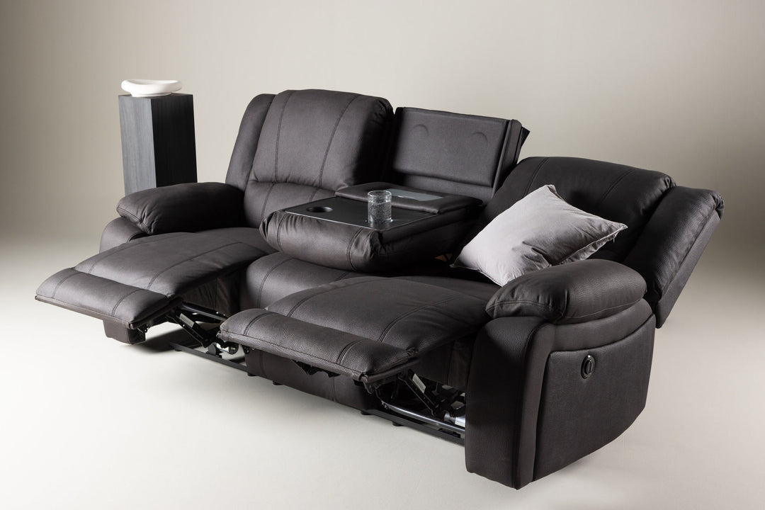 Venture Home Singapore Recliner Sofa  -  / Black