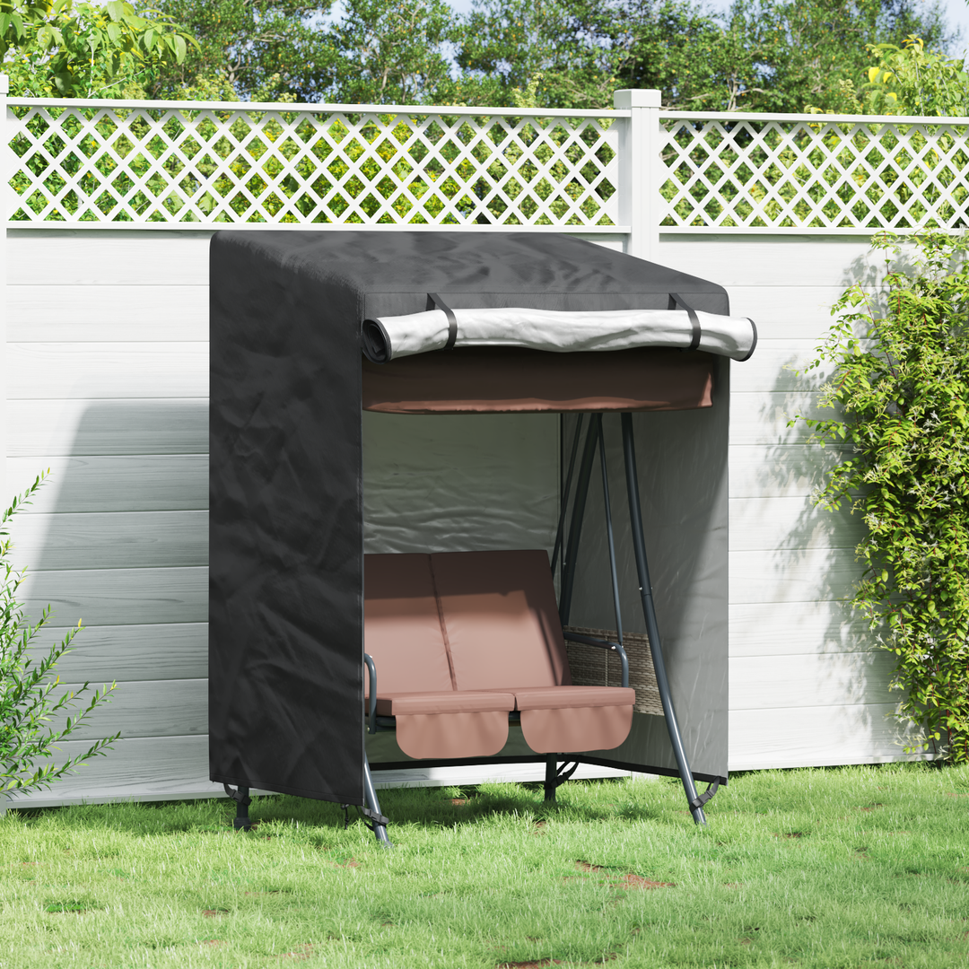 Overtræk til udendørs gynge 120 x 90 x 155 cm 600D Oxford Stof