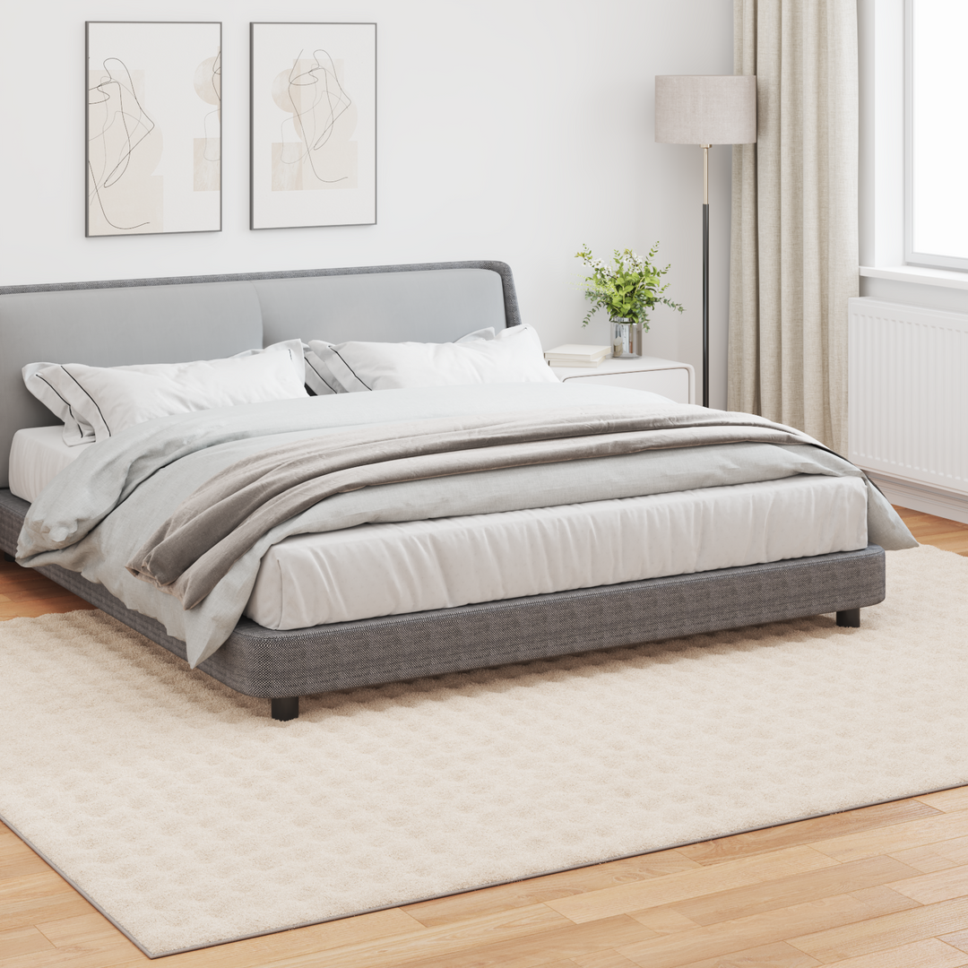 Områdetæpper Rektangulær SIROLO Beige 280 x 200 cm Polyester