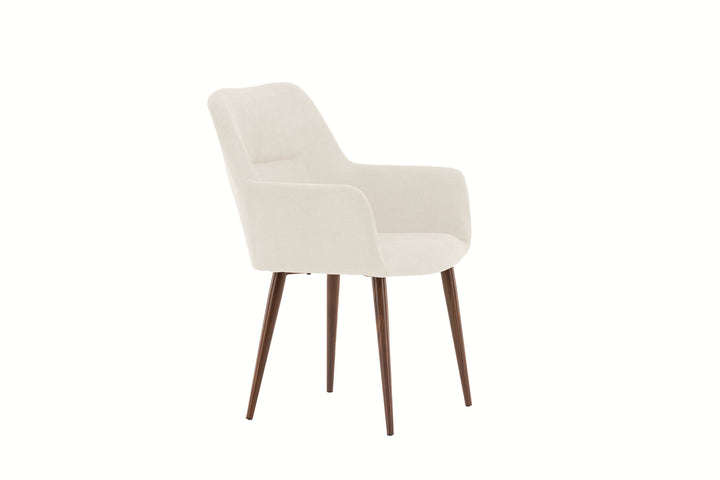 Venture Home Tomorrow Dining Chair 2-pack - Mocca  / Beige Linen
