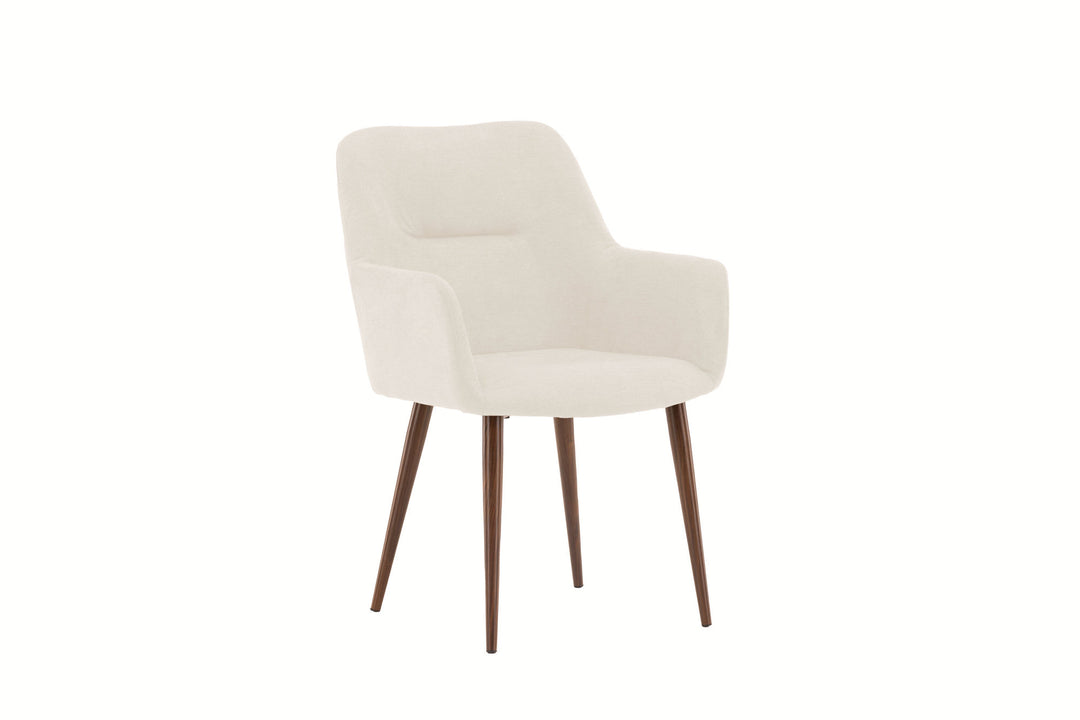 Venture Home Tomorrow Dining Chair 2-pack - Mocca  / Beige Linen