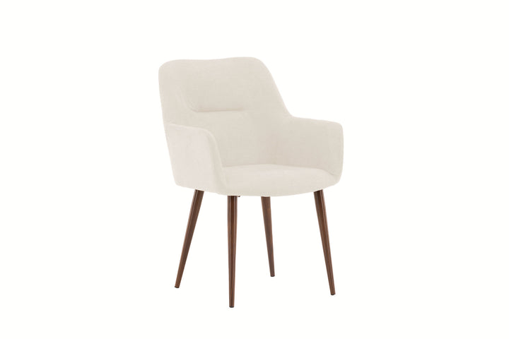 Venture Home Tomorrow Dining Chair 2-pack - Mocca  / Beige Linen