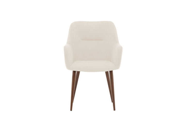 Venture Home Tomorrow Dining Chair 2-pack - Mocca  / Beige Linen