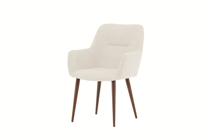 Venture Home Tomorrow Dining Chair 2-pack - Mocca  / Beige Linen