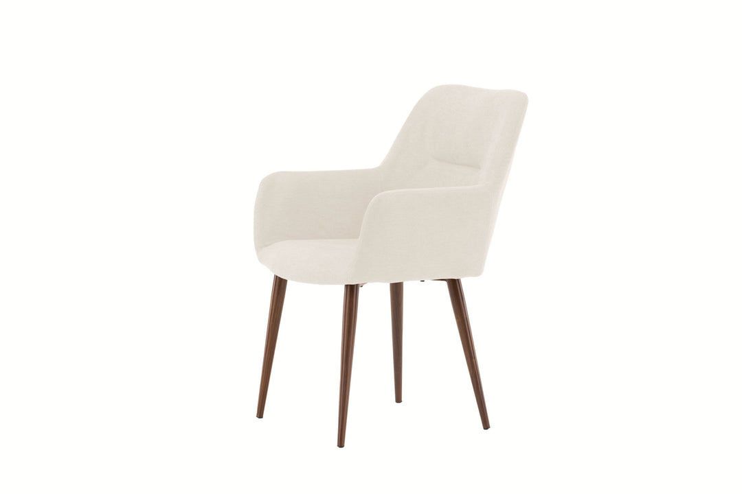 Venture Home Tomorrow Dining Chair 2-pack - Mocca  / Beige Linen