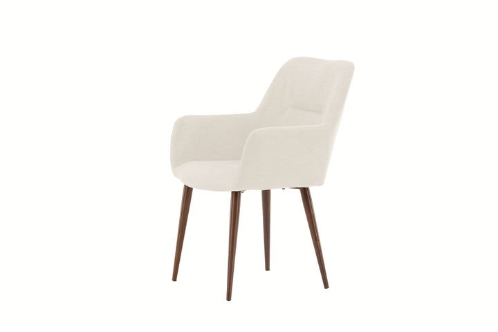 Venture Home Tomorrow Dining Chair 2-pack - Mocca  / Beige Linen