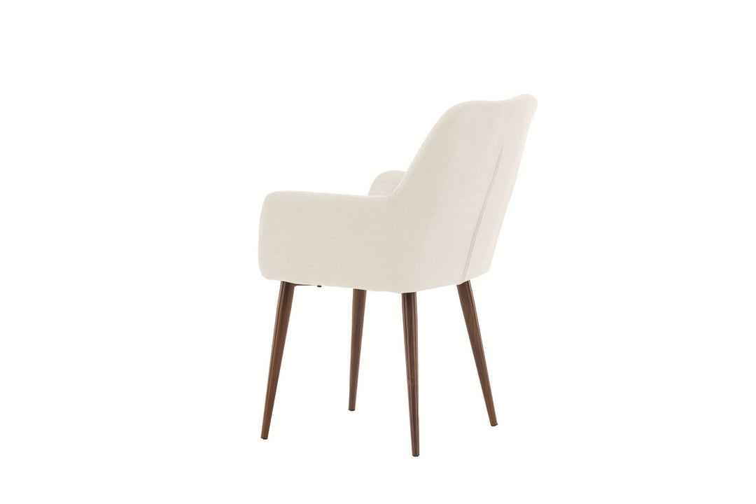 Venture Home Tomorrow Dining Chair 2-pack - Mocca  / Beige Linen