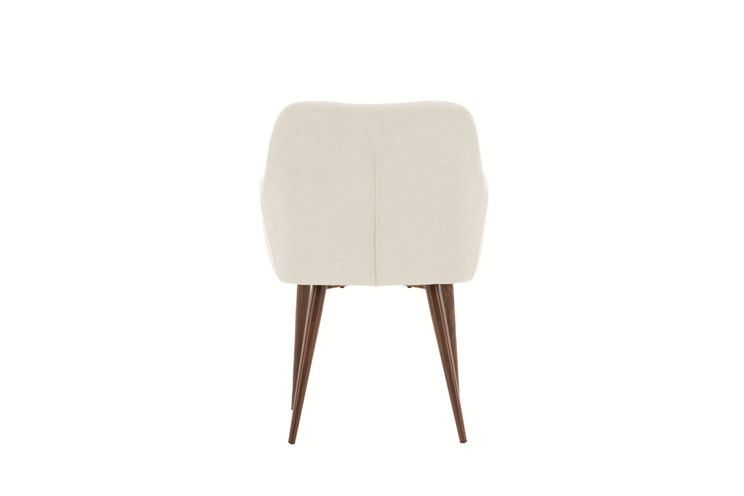 Venture Home Tomorrow Dining Chair 2-pack - Mocca  / Beige Linen