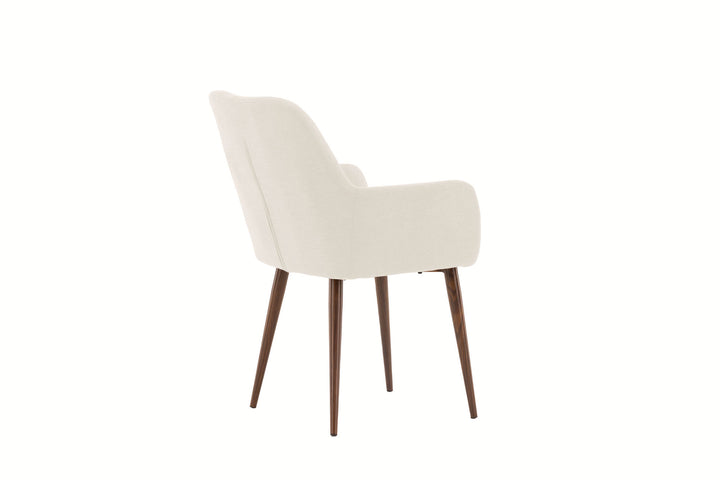 Venture Home Tomorrow Dining Chair 2-pack - Mocca  / Beige Linen