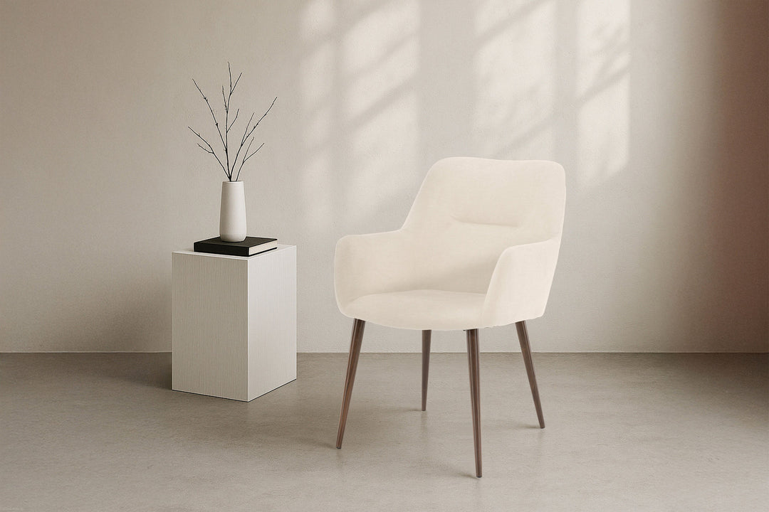 Venture Home Tomorrow Dining Chair 2-pack - Mocca  / Beige Linen