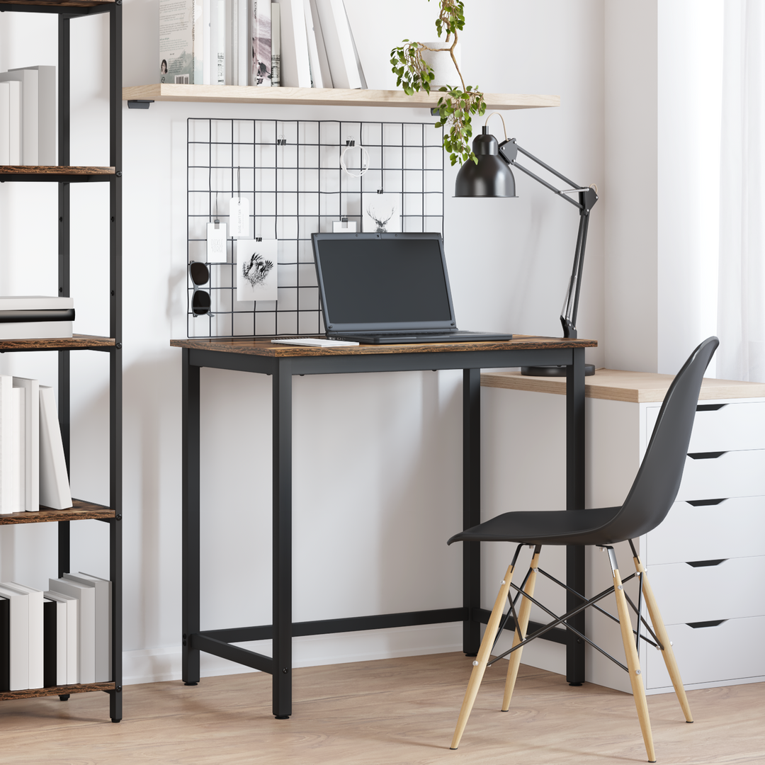 bord Røget eg 100 x 50 x 76,5 cm Ingeniørtræ og stål