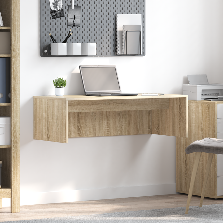Væghængt skrivebord Sonoma eg 100 x 45 x 30 cm Konstrueret træ
