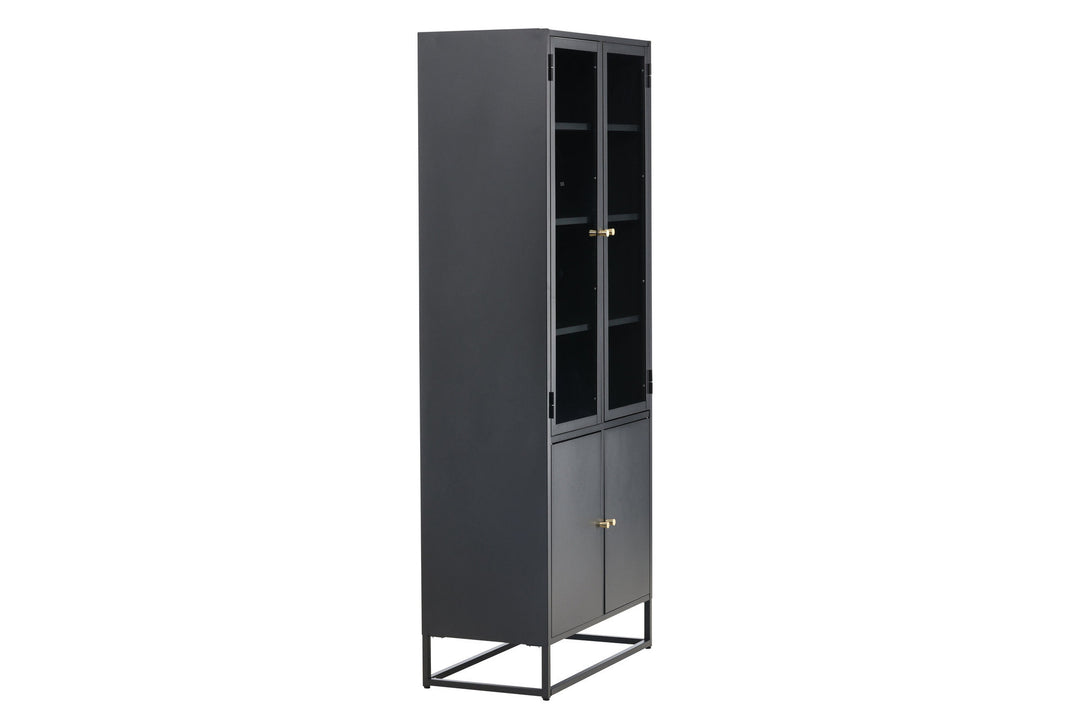 Venture Home Bakal - Covered Bookcase - Black
