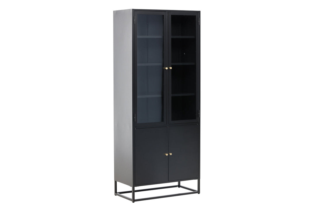 Venture Home Bakal - Covered Bookcase - Black