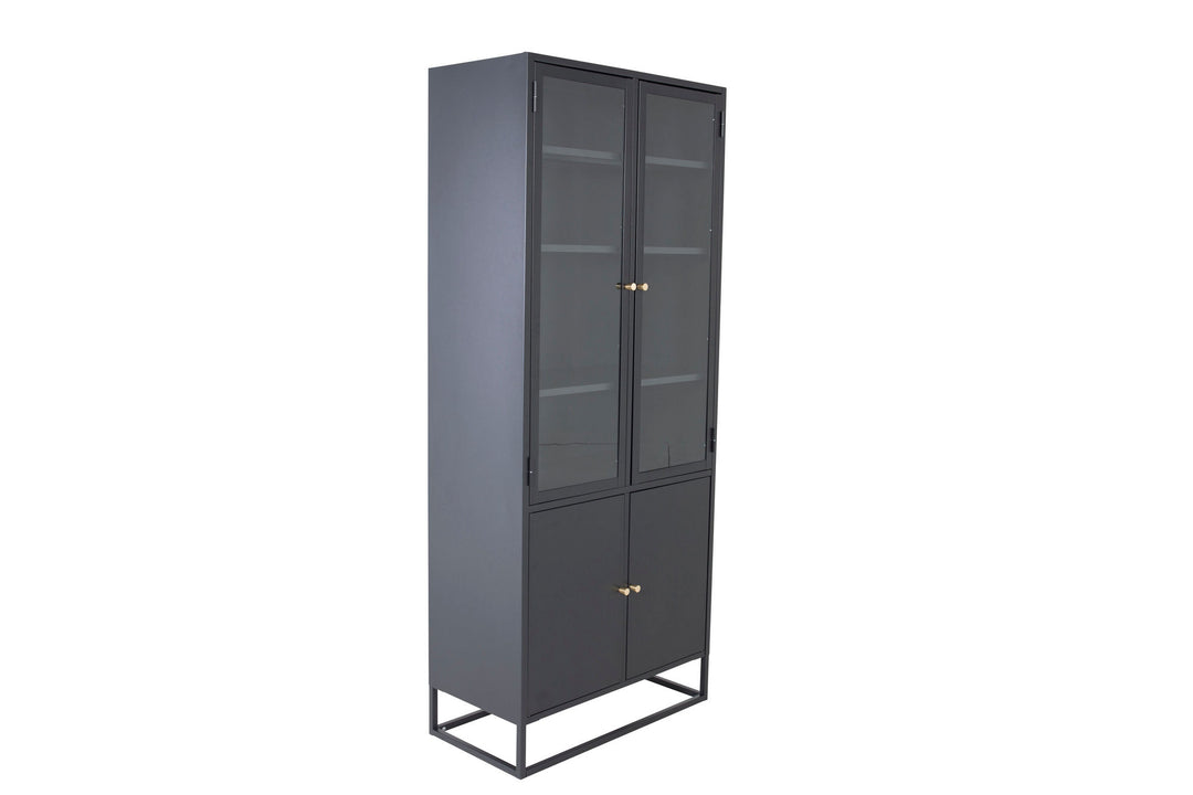 Venture Home Bakal - Covered Bookcase - Black