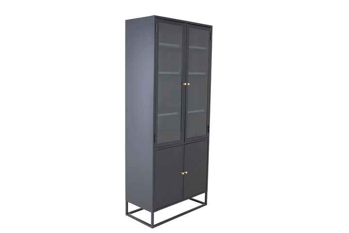 Venture Home Bakal - Covered Bookcase - Black