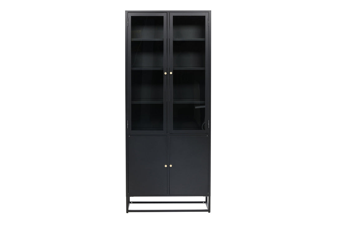 Venture Home Bakal - Covered Bookcase - Black