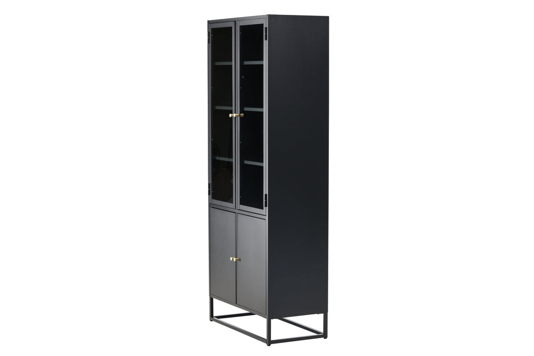 Venture Home Bakal - Covered Bookcase - Black