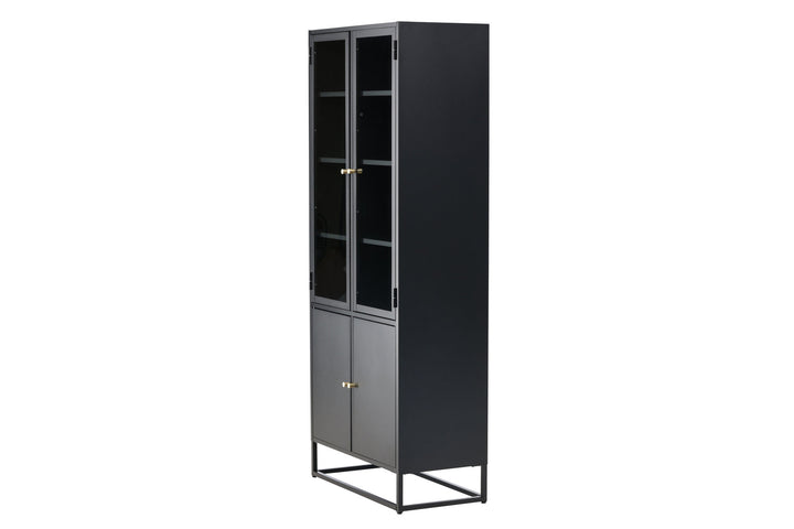 Venture Home Bakal - Covered Bookcase - Black