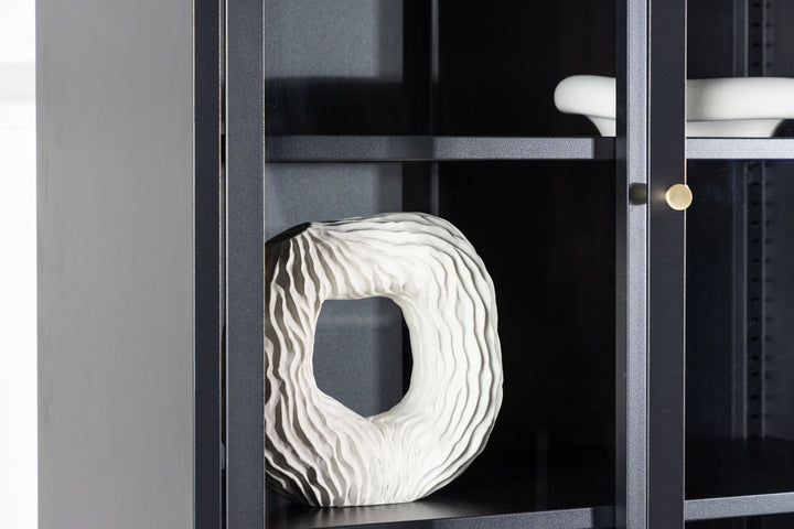 Venture Home Bakal - Covered Bookcase - Black