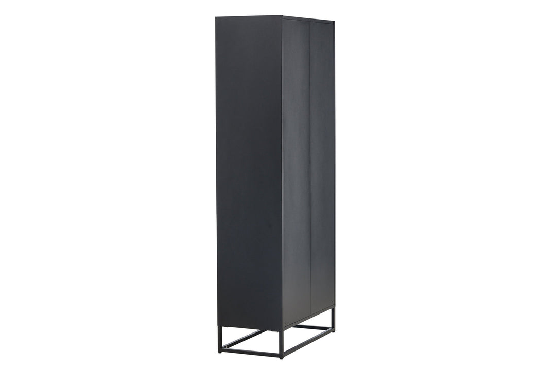 Venture Home Bakal - Covered Bookcase - Black