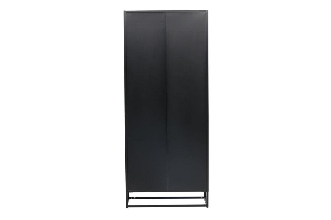 Venture Home Bakal - Covered Bookcase - Black