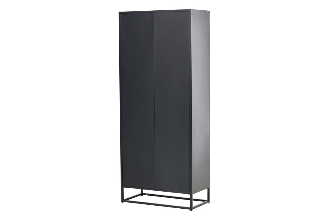 Venture Home Bakal - Covered Bookcase - Black