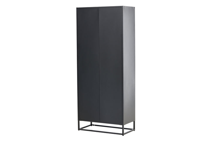 Venture Home Bakal - Covered Bookcase - Black