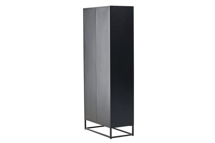 Venture Home Bakal - Covered Bookcase - Black