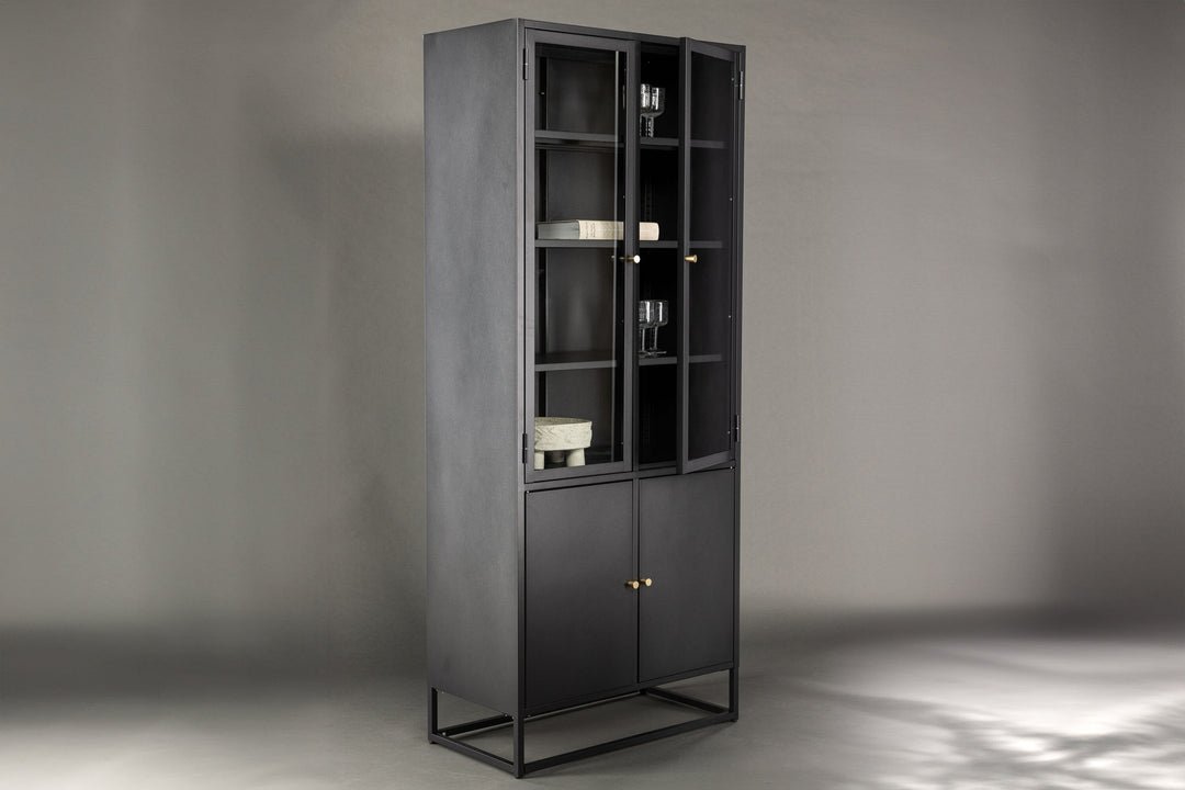 Venture Home Bakal - Covered Bookcase - Black