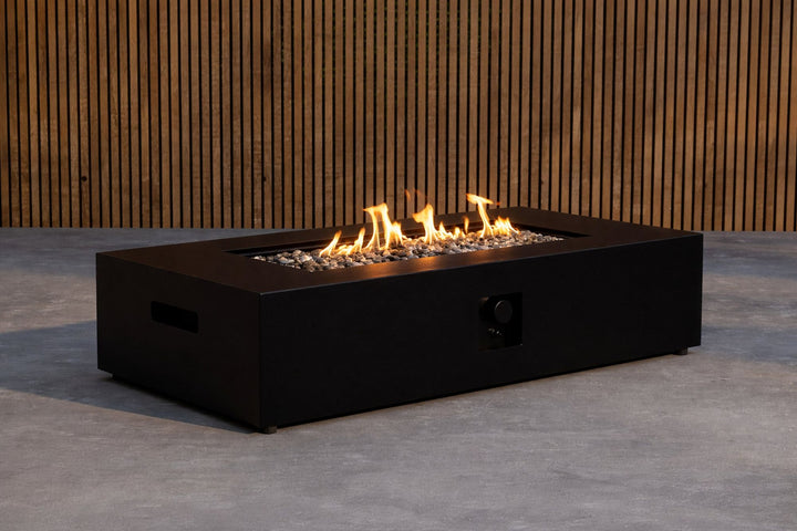 Venture Home Kea bålsted rektangulært 137x69x31 cm - sort