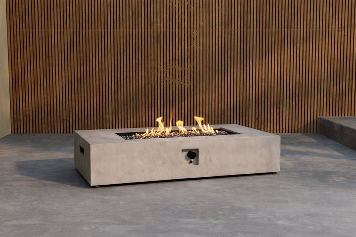 Venture Home Kea bålsted rektangulært 137x69x31 cm - grå