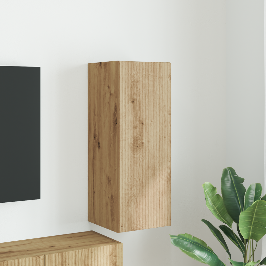 TV vægskab Artisan eg 30 x 31 x 80 cm Konstrueret træ
