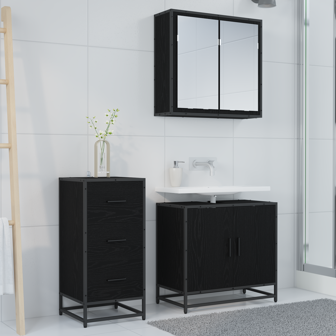 Sideboard Sort eg 35.5 x 35 x 76 cm