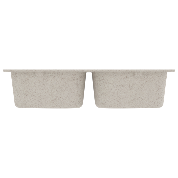Køkkenvask Beige 76 x 48 x 30 cm Kvarts og Harpiks