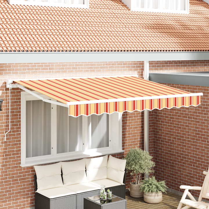 Markiseramme Flerfarvet 250 x 200 cm Polyester med PU belægning