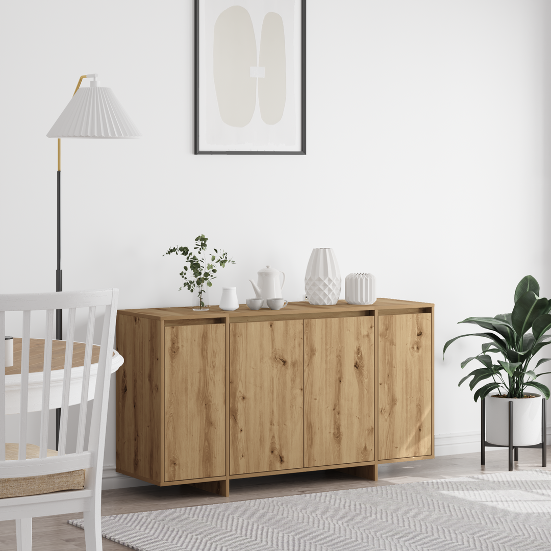 Sideboard Artisan Egetræ 135 x 41 x 75 cm Konstrueret træ