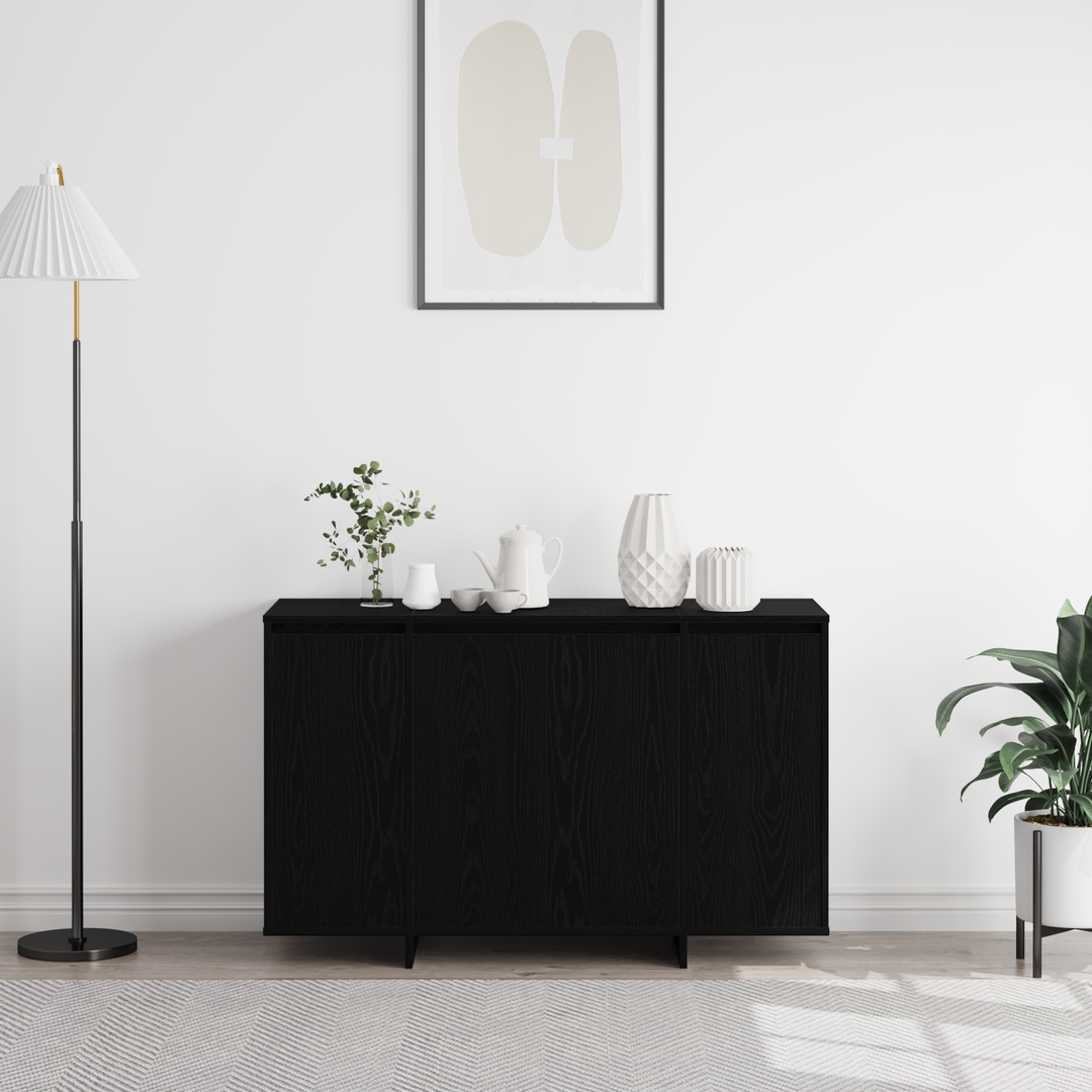 Sideboard Sort eg 120 x 41 x 75 cm Konstrueret træ