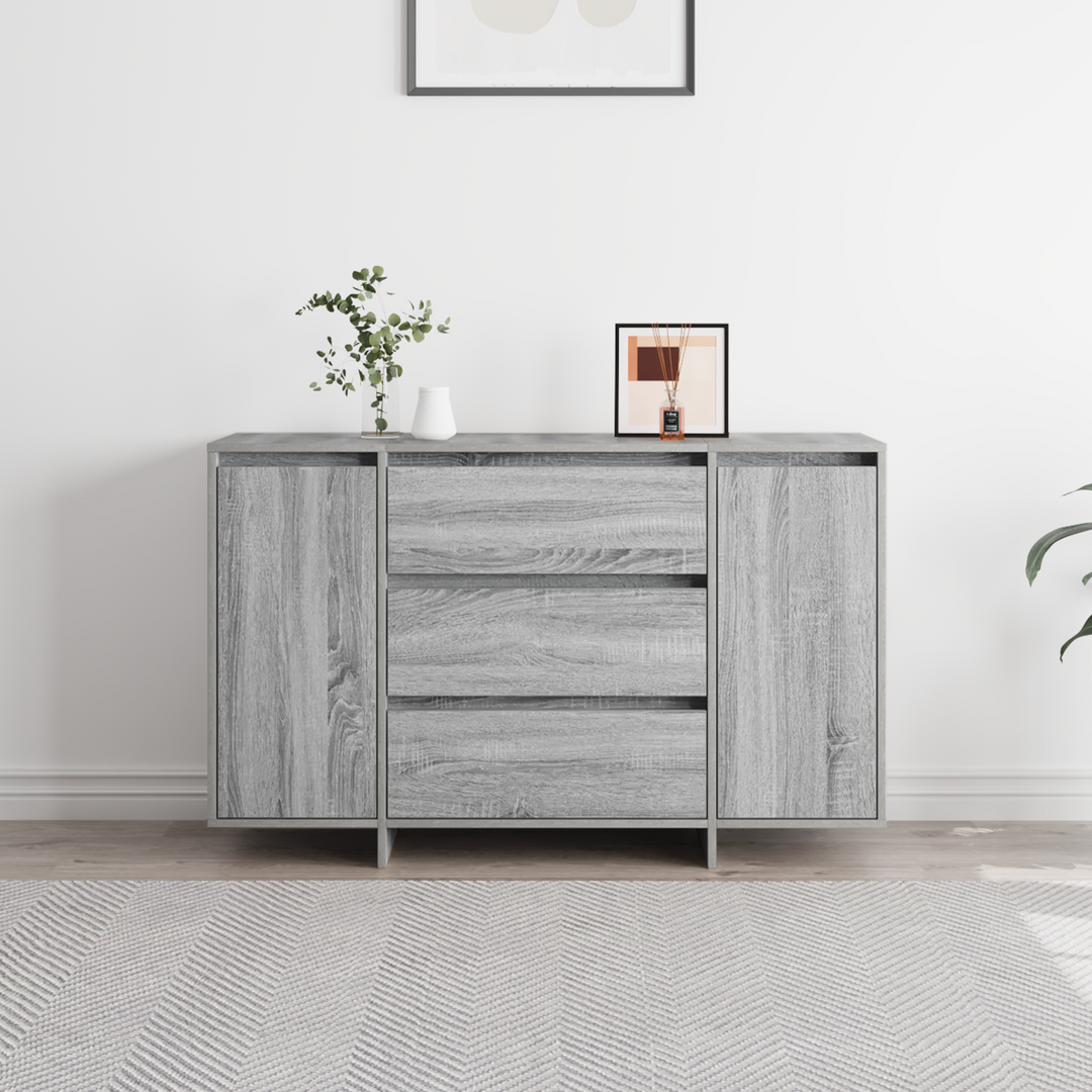 Sideboard Grå Sonoma 120 x 41 x 75 cm Konstrueret træ