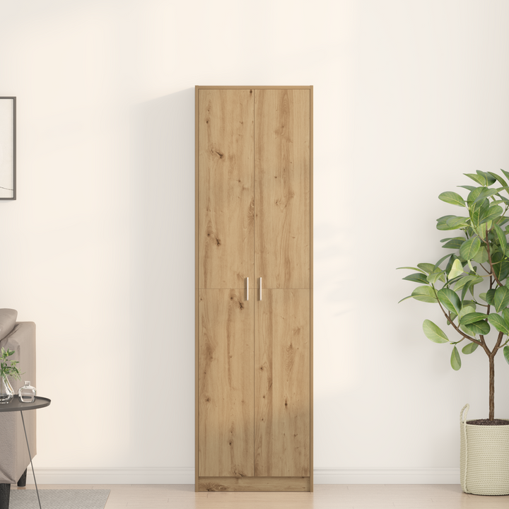 Garderobeskab Artisan Egetræ 55 x 25 x 189 cm Konstrueret træ