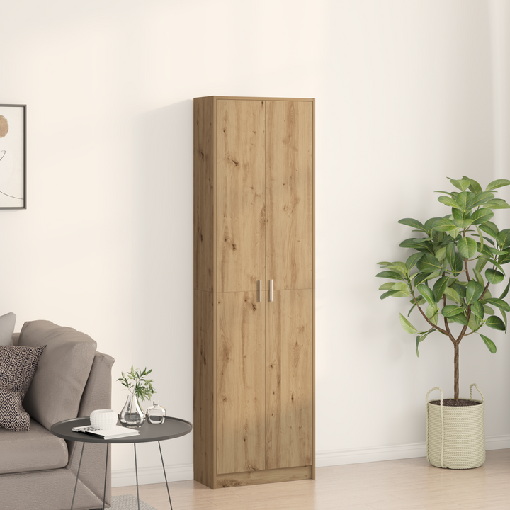 Garderobeskab Artisan Egetræ 55 x 25 x 189 cm Konstrueret træ