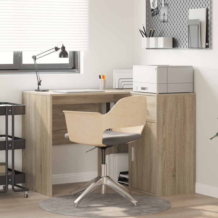 Hjørneskrivebord med skuffe Sonoma eg 102 x 88 x 75 cm
