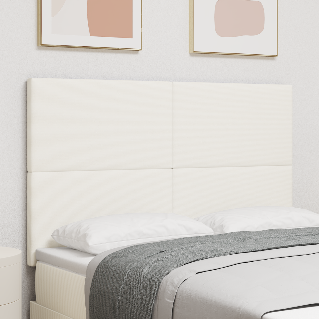 Hovedgærde Creme 144 cm Velourstof